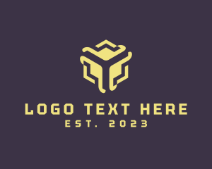 Abstract Design - Cube Tech Networking logo design
