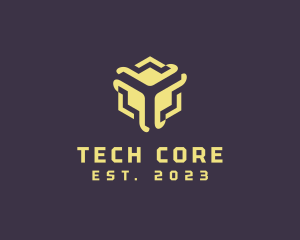 Cube Tech Networking logo design