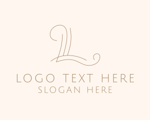 Monoline - Startup Business Letter L logo design