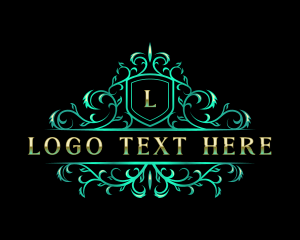 High End - Floral Elegant Filigree logo design