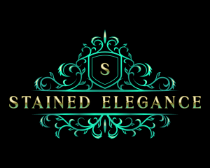 Floral Elegant Filigree logo design