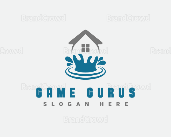 House Cleaning Water Logo