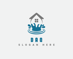 Realtor - House Cleaning Water logo design