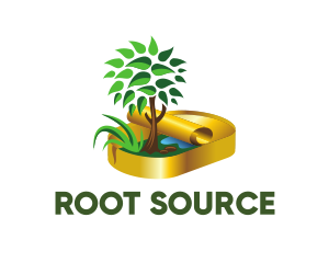 Root - Nature Environment Can logo design