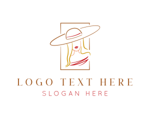 Agency - Fashionista Hat Lady logo design