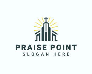 Praise - Cross Church Christian logo design