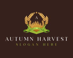 Wheat Farm Agriculture logo design