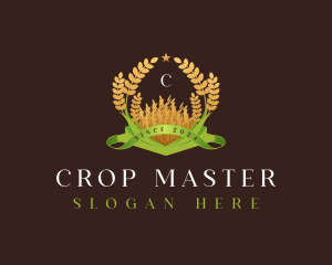 Wheat Farm Agriculture logo design