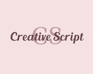 Elegant Feminine Script logo design