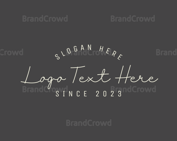 Retro Style Boutique Logo