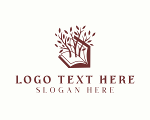 Publishing - Book Tree Publishing logo design