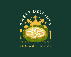 Philippine Rice Cake Dessert logo design