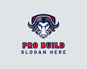 Wild Buffalo Bull logo design