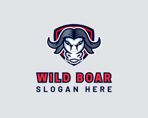 Wild Buffalo Bull logo design