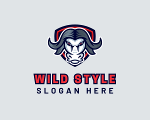 Wild Buffalo Bull logo design