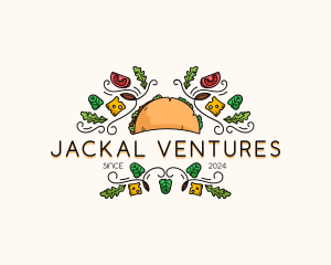 Gourmet Taco Restaurant logo design