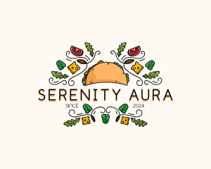 Gourmet Taco Restaurant logo design