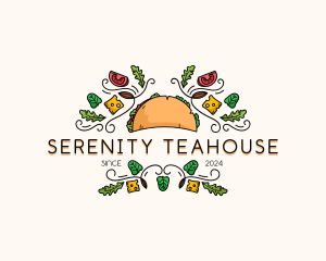 Gourmet Taco Restaurant logo design