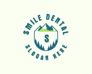 Tourist - Forest Mountain Hiking logo design