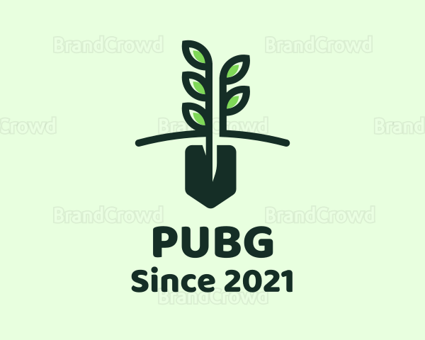 Gardening Plant Shovel Logo
