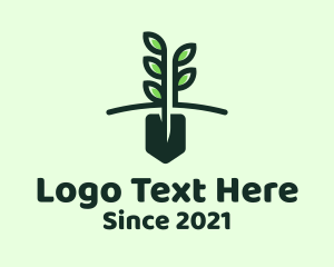 Soil - Gardening Plant Shovel logo design