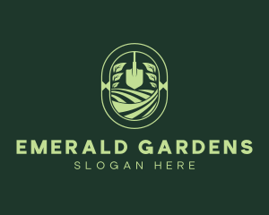 Garden Shovel Landscaping logo design