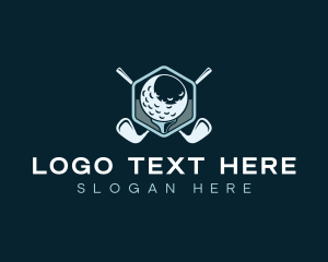 Golf Sports Varsity logo design