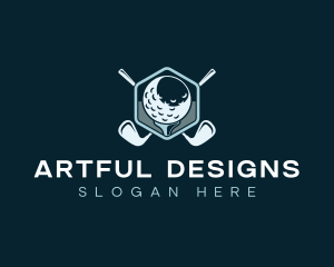 Golf Sports Varsity logo design