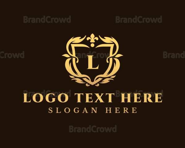 Luxury Ornate Shield Logo