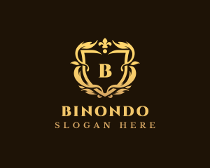 Luxury Ornate Shield Logo