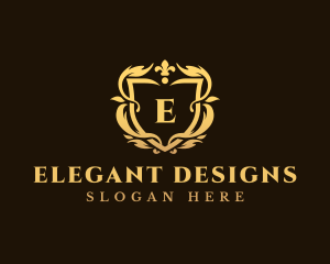 Ornate - Luxury Ornate Shield logo design