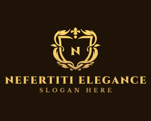 Luxury Ornate Shield logo design