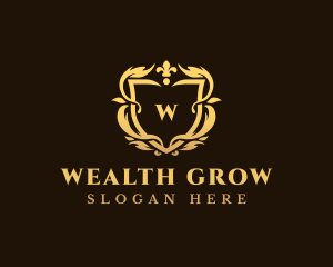 Luxury Ornate Shield logo design