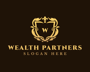 Luxury Ornate Shield logo design