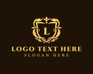 Wealth - Luxury Ornate Shield logo design