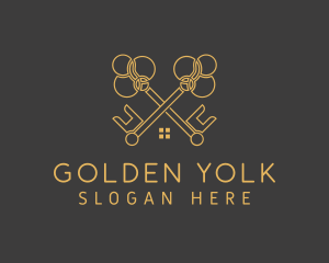 Golden Key Housing logo design