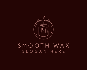 Candle Wax Aromatherapy logo design