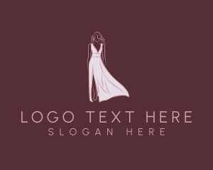 Pageant - Fashion Show Dress logo design