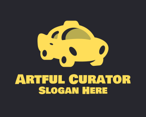 Yellow Taxi Cab logo design