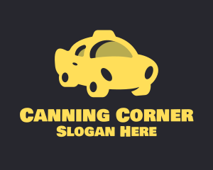 Yellow Taxi Cab logo design