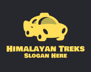 Yellow Taxi Cab logo design