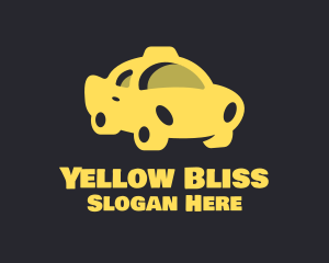 Yellow Taxi Cab logo design