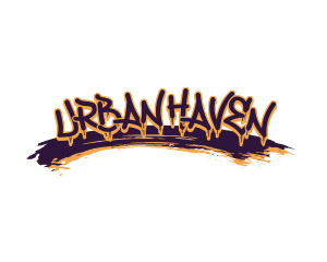 Urban Graffiti Paint  logo design