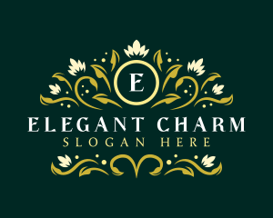 Floral Luxury Elegant logo design