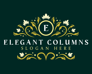 Floral Luxury Elegant logo design