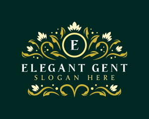 Floral Luxury Elegant logo design