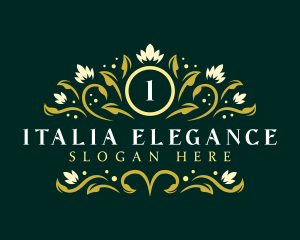 Floral Luxury Elegant logo design