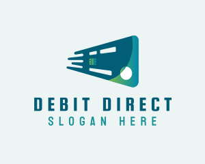 Debit - Fast Credit Card logo design