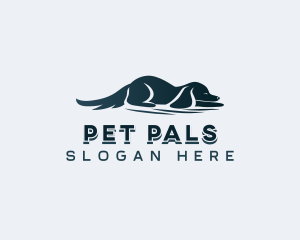 Pet Dog Sleeping logo design