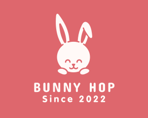 Cute Baby Bunny logo design